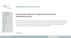 Desktop Screenshot of hp-pruefungscoaching.de